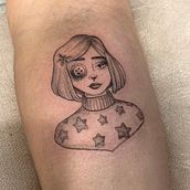 Coraline  Ein Projekt aus dem Bereich Tattoodesign von Isabela Lopes - 29.01.2025