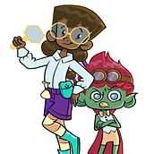 Meu projeto final para o curso de Design de personagens para animação com Photoshop. Un proyecto de Animación, Animación de personajes y Diseño de personajes de Anna Vitória Santos Saraiva - 01.02.2025