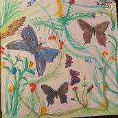 Final Project for Naturalist Journaling with Watercolor: Pollinator Garden. Botanical Illustration, Traditional illustration, Naturalistic Illustration, Sketchbook, and Watercolor Painting project by Silvia Belo Oliveira - 02.02.2025