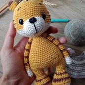 Tigre. Amigurumi, Art To, s, Arts, Crafts, Creating with Kids, Crochet, and Fiber Arts project by Gustavo Morais - 02.02.2025