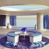 Blue render Ein Projekt aus dem Bereich Architektur, Digitale Architektur, Innenarchitektur und ArchVIZ von zennika - 03.02.2025