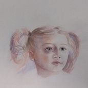CORSO RITRATTO primo progetto. Fine Arts, Portrait Drawing, Painting, and Watercolor Painting project by Sandra Rui - 02.03.2025