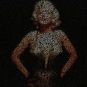 Delaunay triangulation on images. JavaScript, Motion Graphics, Multimedia, and Programming project by Christian Hansen - 02.03.2025