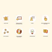  Diseño de iconos. Santillana Educación. Graphic Design, UX / UI, Web Design, Web Development & Infographics project by Ester Arráez Medina - 02.03.2025