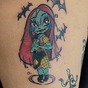 Colorful thigh tattoo. Desenho digital, Ilustração digital, Desenho, Ilustração tradicional, e Desenho de tatuagens projeto de jsambolinart - 04.02.2025