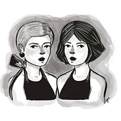 Gêmeas. Un proyecto de Dibujo de Retrato, Dibujo digital, Ilustración tradicional, Ilustración digital y Dibujo de ligiabaleeiro - 04.02.2025