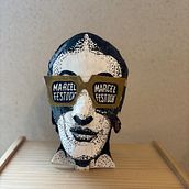 VISAGE AFFICHE Ein Projekt aus dem Bereich H, werk, Design von Figuren, Bildende Künste und Skulptur von Elise Chauveau-Barbedette - 05.02.2025