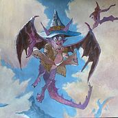 Lost Dragon Ein Projekt aus dem Bereich Malerei mit Acr, l, Design von Figuren und Malerei von erik_segantini - 05.02.2025