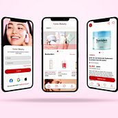 Kotoe Beauty App. App Design, App Development, Digital Design, Digital Product Design, Mobile Design, UX / UI, and Design project by Kimberly Gracia - 02.05.2025