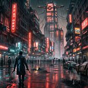 Oikot, the red city.. Un proyecto de Retoque fotográfico, Ilustración digital, Concept Art y Videojuegos de L. Costales - 06.02.2025