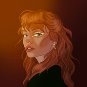 Rock Angel. Digital Illustration, Digital Drawing, and Traditional illustration project by brunasantanamiguel - 02.07.2025