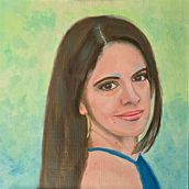 Self Portrait. Painting project by nati.godoy - 02.07.2025