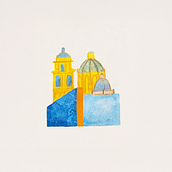 Techniken des Urban Sketching – Erkundung der Architektur mit Aquarell und Buntstiften. Architectural Illustration, Traditional illustration, Ink Illustration, and Painting project by Estefania Ortiz - 02.07.2025