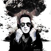 Spanish Bombs. Digital Illustration, Drawing, Portrait Drawing, and Digital Drawing project by reyeserra84 - 02.07.2025