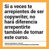 Comprar un curso por una buena promoción. Terminar haciendo tarea para promocionarlo.. Advertising, Communication, Cop, writing, Stor, and telling project by ka_esvil - 02.08.2025