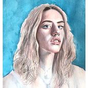 Rosa. Un progetto di Belle arti, Disegno di ritratti, Pittura e Pittura ad acquerello di paula.ladner - 08.02.2025