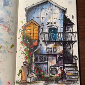 Old house . Un progetto di Bozzetti, Disegno, Illustrazione architettonica, Sketchbook e Illustrazione con inchiostro di bqwxfcbmm4 - 08.02.2025