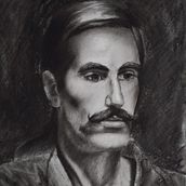 Proyecto de rostros con carbon vegetal con Xavier Denia . Fine Arts, Drawing, Portrait Drawing, Realistic Drawing, and Traditional illustration project by Cesar Ruiz - 02.08.2025