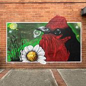 Muro en colegio. Un progetto di Street Art, Illustrazione tradizionale e Illustrazione digitale di Marcela Villarreal Castro - 08.02.2025