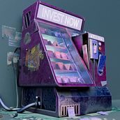 Investment Vending Machine. Arts, Crafts, Fine Arts, Design, Graphic Design, Digital Illustration, 3D, Creativit, Fiber Arts, and 3D Modeling project by Omar shrief - 02.08.2025