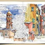 Wander & Sketch: A Traveler’s Illustrated Journey Ein Projekt aus dem Bereich H, werk und Collage von radha_manfrida - 09.02.2025