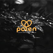 Project Polen | logo design. Design gráfico, Br, ing e Identidade, Redes sociais, Instagram, e Design de logotipo projeto de Thamara Anún - 09.02.2025