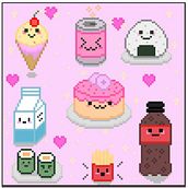 Piquenique. Pixel Art project by Gabriela Bazelenitz - 02.10.2025