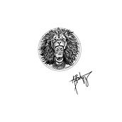 Diseño digital. Mujer con cabeza de León . Graphic Design, Traditional illustration, Digital Illustration, Tattoo Design, and Digital Drawing project by mallerline bohorguez perez - 02.10.2025