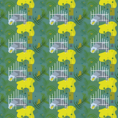 My project for course: Illustrated pattern design: Eye catching vector illustrations. Graphic Design, Traditional illustration, Pattern Design, and Vector Illustration project by Ana Correia - 02.10.2025