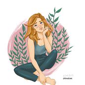 Manga inspired Girl. Character Design, Comic, Digital Drawing, Digital Illustration, and Manga project by KT Eva - 02.11.2025