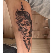 el demonio exterior. Un progetto di Design di tatuaggi di David Prieto - 12.02.2025