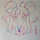 Portrait Sketch. Un proyecto de Diseño de personajes, Dibujo, Ilustración con tinta, Manga y Dibujo a lápiz de Anindita Dey - 12.02.2025