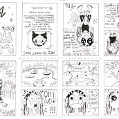 Mini Zine Comic. Un proyecto de Cómic, Dibujo, Ilustración tradicional, Ilustración con tinta y Dibujo a lápiz de Mei Lazarov - 12.02.2025