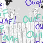 Lettering d'une illustration jeunesse (projet personnel d'album). Drawing, H, Lettering, Traditional illustration, Lettering, and Narrative project by Caroline Therrien - 02.12.2025