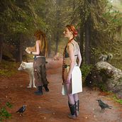 Learning to Paint. Fine Arts, Photograph, Digital Illustration, and Digital Photograph project by Linda Lewis - 02.12.2025