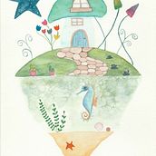 Técnicas de acuarela para ilustraciones de ensueño. Un progetto di Disegno, Illustrazione editoriale, Illustrazione tradizionale e Pittura ad acquerello di Pamela Casas Barría - 13.02.2025