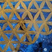 Water colour galaxy with sacred geometry. Watercolor Painting, Drawing, Creativit, and Artistic Drawing project by bonetti.omar - 02.13.2025