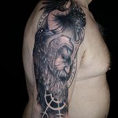 Odyn . Een project van  Tatoeageontwerp van oliwianiewiadomska8097 - 13.02.2025