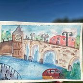 London travel  Ein Projekt aus dem Bereich Traditionelle Illustration, Architektonische Illustration, Aquarellmalerei und Sketchbook von martu_torelli - 13.02.2025