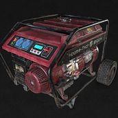 Generador portatil. 3D, Game Design, 3D Modeling, and Video Games project by skytchanova - 02.13.2025