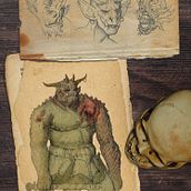 Dragon Ogres. Un progetto di Character design, Arte concettuale, Disegno digitale, Illustrazione digitale, Pittura digitale e Illustrazione tradizionale di matz_cicarilli - 14.02.2025