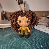 Tolka and Hania. Amigurumi, Arts, Crafts, Crochet, Fiber Arts, Textile Design, To, and Design project by Magdalena Lewicka - 02.15.2025