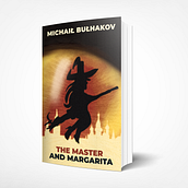 The Master and Margarita Book Cover in Digital Painting style. Editorial Design, Graphic Design, Bookbinding, Digital Illustration, Stor, telling, and Digital Drawing project by michalwolski27 - 02.15.2025