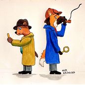 Uma dupla animal!. Un progetto di Character design, Illustrazione infantile, Disegno e Disegno a matita di Marcel Vidal Viesser - 16.02.2025