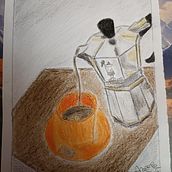 Coffe!. Desenho projeto de Angela - 17.02.2025