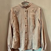 Camisa clásica de lino. Costura, Design de moda, e DIY projeto de kalach_maria - 17.02.2025
