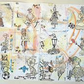 Decoupage criativa . Un progetto di Collage, Illustrazione tradizionale, Papercraft e Sketchbook di Vera Elenita Medeiros - 17.02.2025