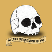 Memento Mori. Projekt z dziedziny Ilustracja c, frowa,  R i sunek użytkownika Carlos Martínez Diez del Corral - 17.02.2025