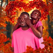 St Valentin en pleine nature. Graphic Design, Photograph, Design, Creativit, and Photo Retouching project by Mohamed Lamid Abdoul - 02.18.2025