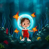 Mar.te. Children's Illustration, Digital Illustration, Digital Painting, and Picturebook project by María José Martínez Chavarriaga - 02.18.2025